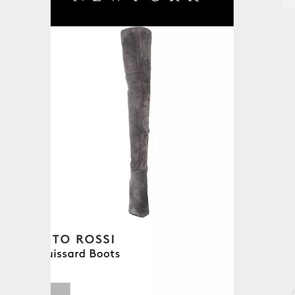 NEW $2640 GIANVITO ROSSI SUEDE LEATHER OVER KNEE THIGH HIGH CUISSARD BOOTS RARE - Picture 8 of 13